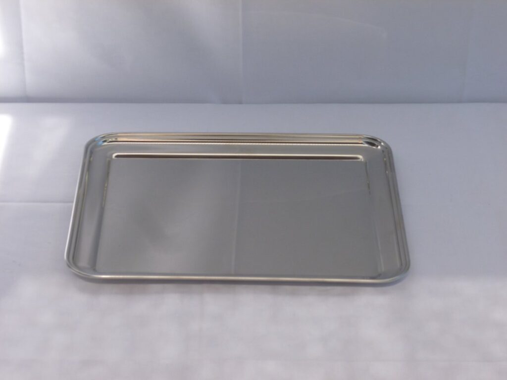 Opdienmateriaal - inox dienblad 48x37cm - huren rondom Sint-Niklaas