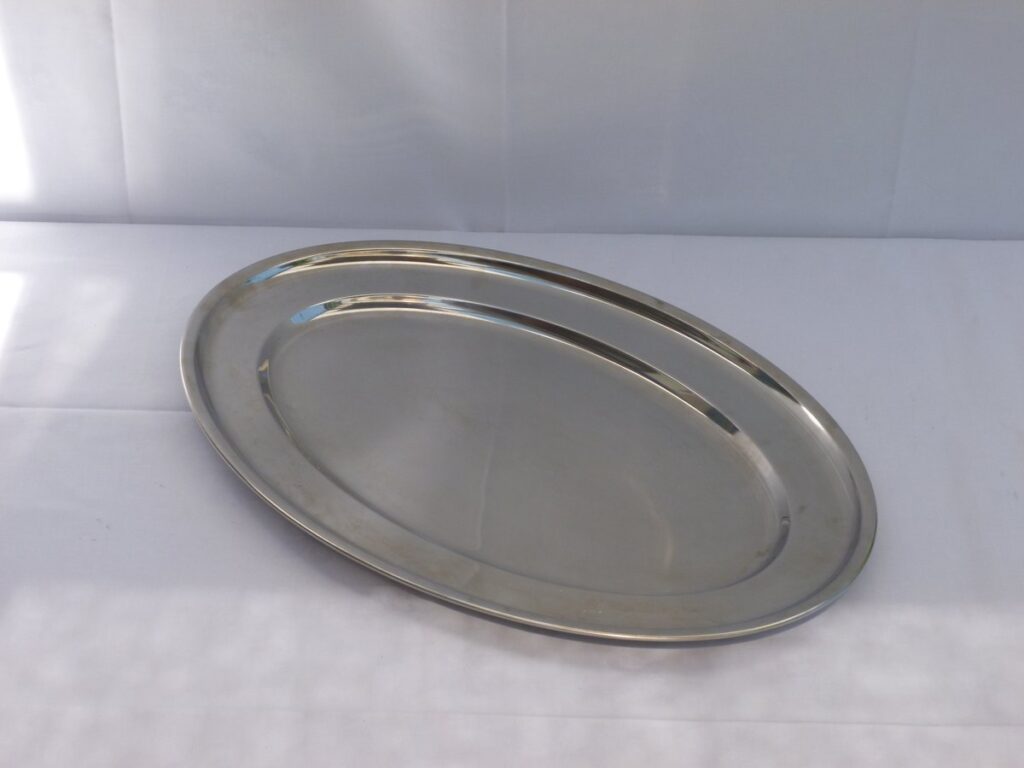 Opdienmateriaal - inox visschotel 60cm - huren rondom Sint-Niklaas
