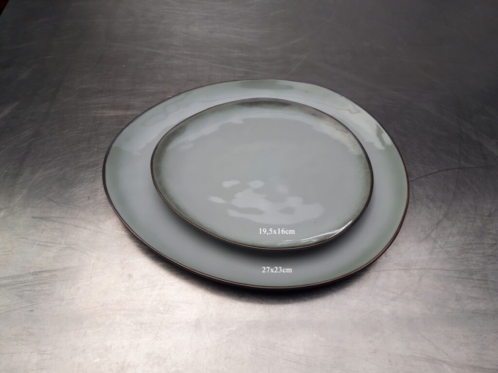 gekleurd - Ovaal bord "Plato" 27cm - huren rondom Sint-Niklaas
