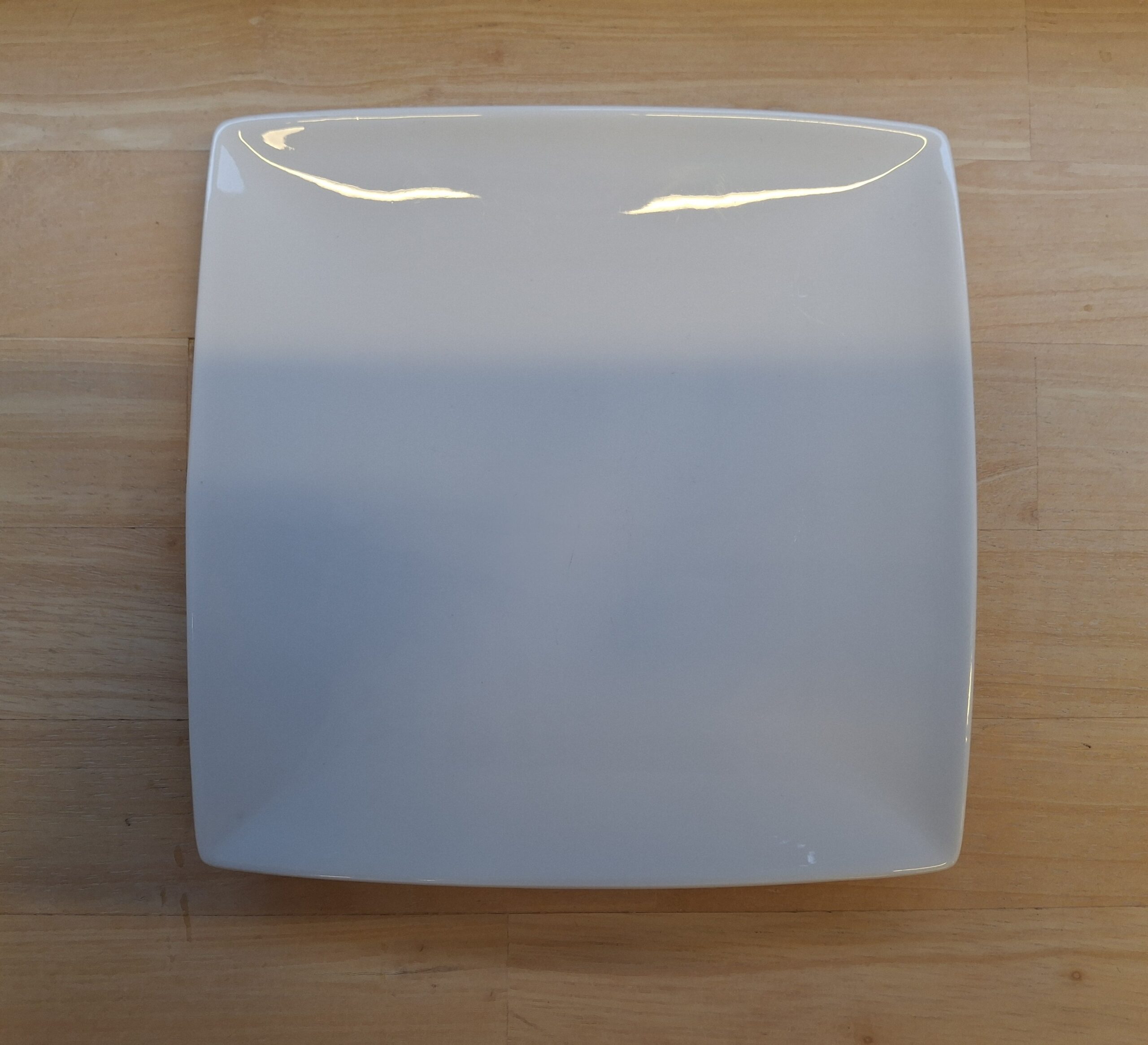 vierkant plat bord 18cm
