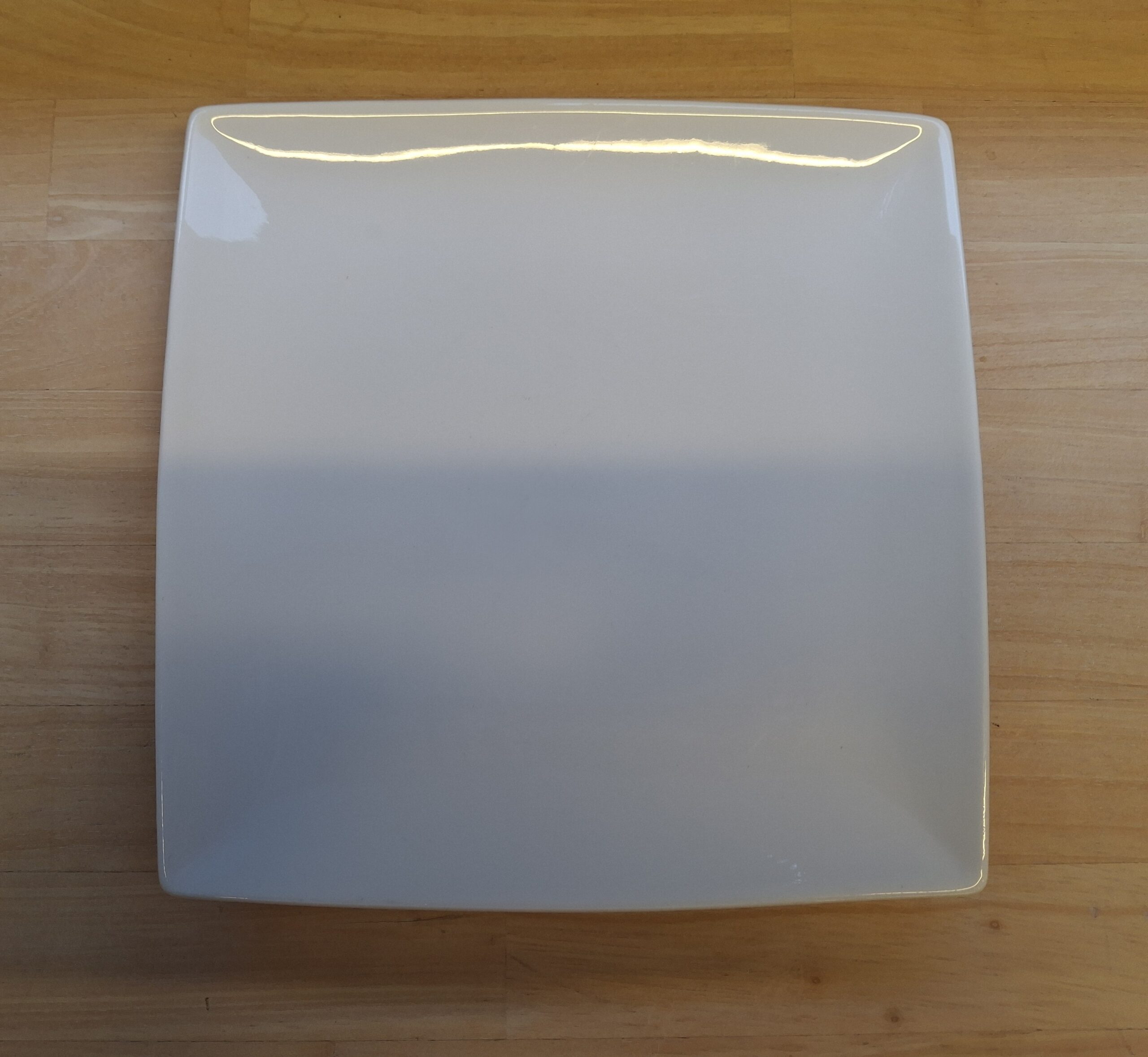 vierkant plat bord 23cm